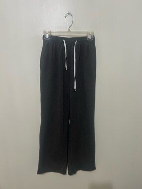 AMAZON | Dark Gray Charcoal Lounge Pants w/Elastic Drawstring Waist, Size Small